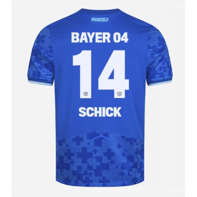 Moški Nogometni dresi Bayer Leverkusen Patrik Schick #14 Tretji 2025-26 Kratek Rokav Moški Nogometni dresi Bayer Leverkusen Patrik Schick #14 Tretji 2025-26 Kratek Rokav